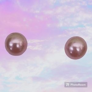 Imitation pink pearls NWOT